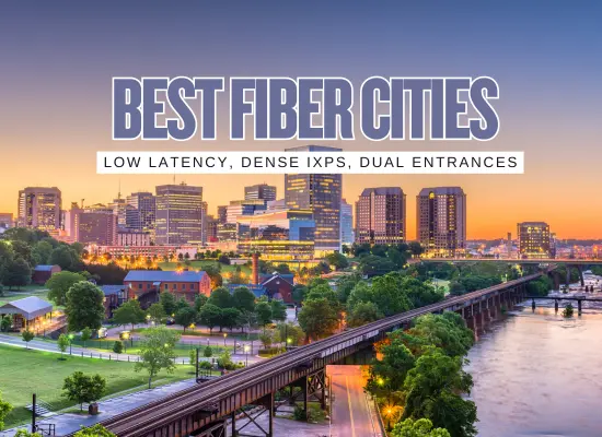 Top 10 US Metros for Dark Fiber, Private Waves, and Cloud Acces