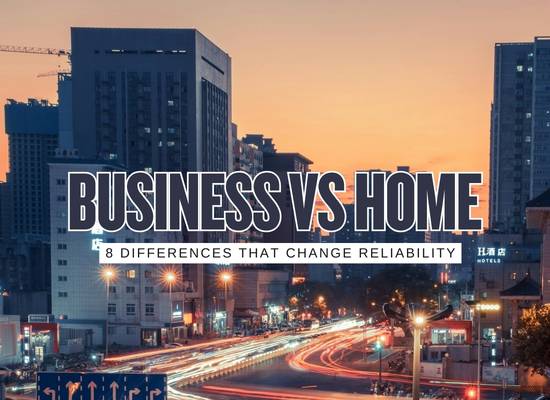 Business Fiber vs Residential Internet 8 Differences That Change Cost and Reliability